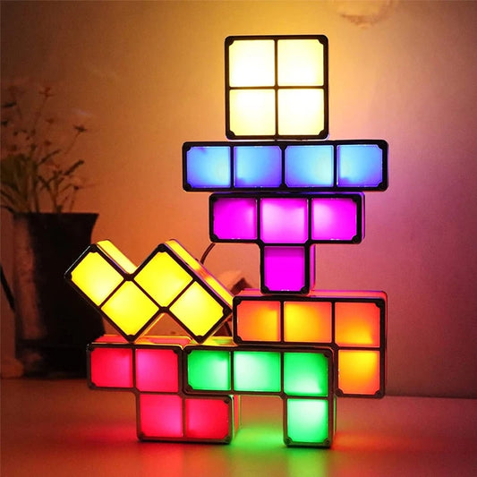 Tetris Reassemblable Lamp