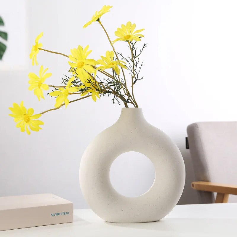 Nordic circular vase