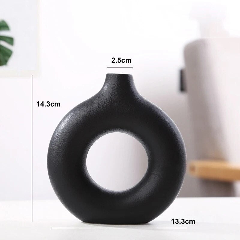 Nordic circular vase