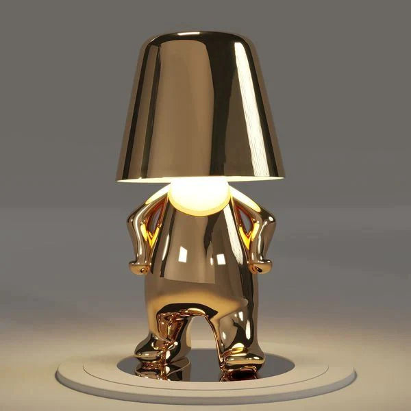 Thinker Brothers Lamp Gold